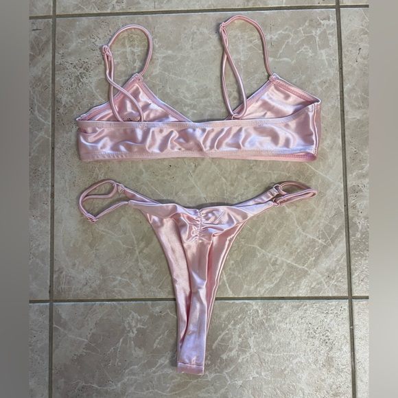 Boutine la pink silk swimsuit - Picture 7 of 14